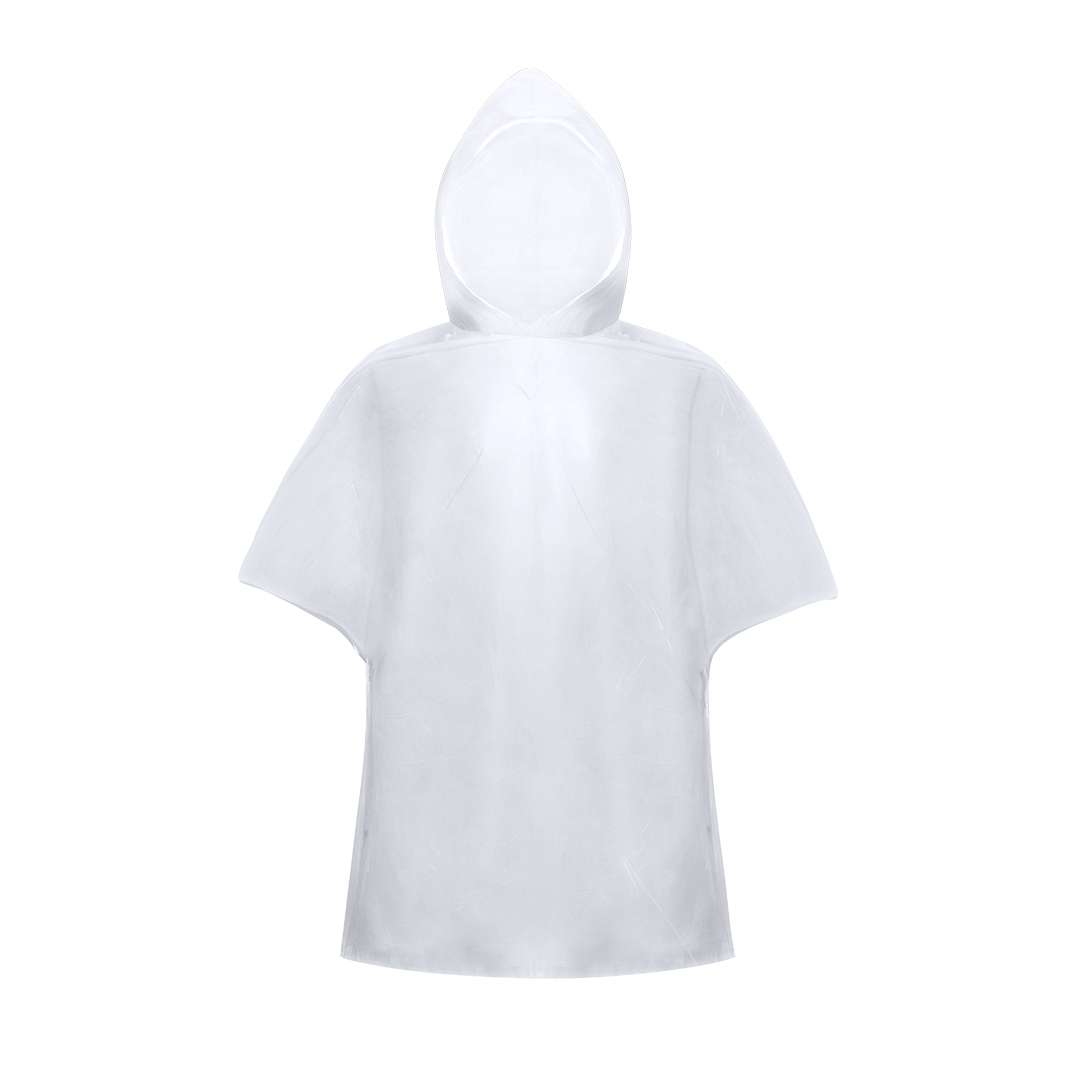 Poncho impermeable de HDPE para adulto, talla única 127x102 cm