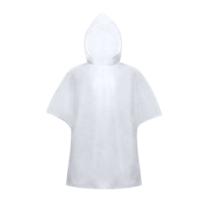 Poncho impermeable de HDPE para adulto, talla única 127x102 cm