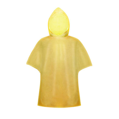 Poncho impermeable de HDPE para adulto, talla única 127x102 cm