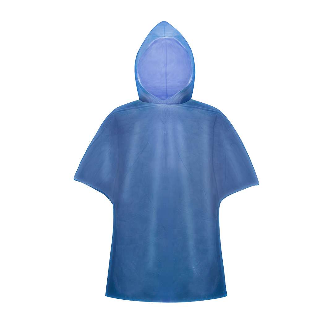 Poncho impermeable de HDPE para adulto, talla única 127x102 cm