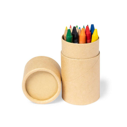 Set de 13 piezas Pixi con lápices y ceras de colores en estuche cilíndrico