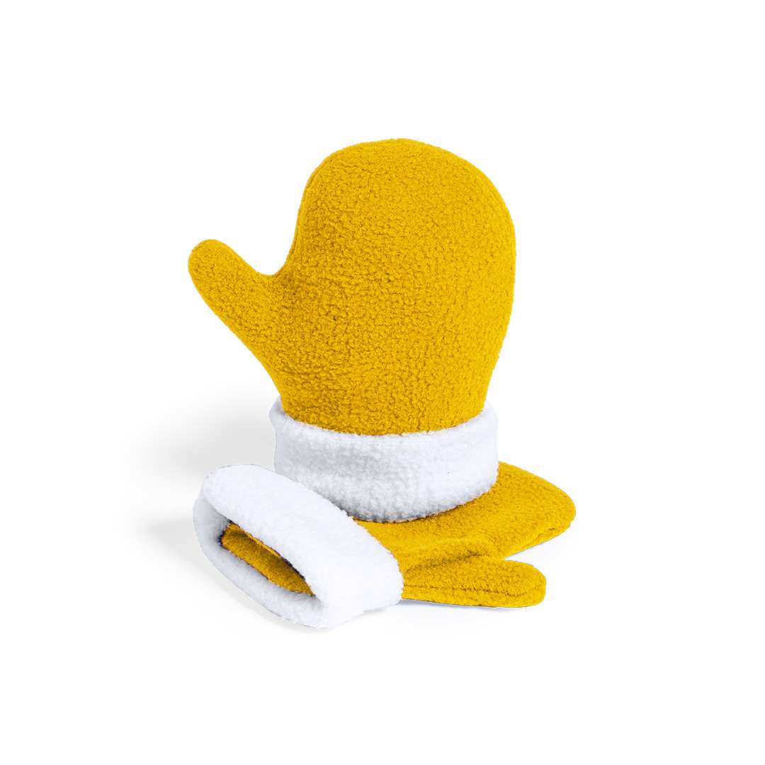 Manoplas infantiles de polar fleece suave y cálido, talla única