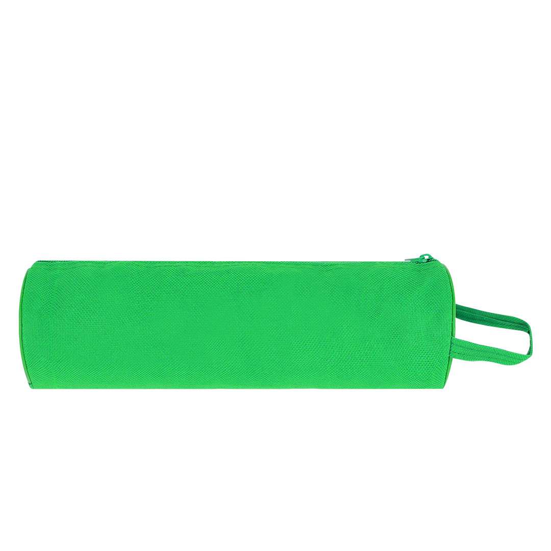 Estuche cilíndrico Celes en poliéster 600D con cremallera y asa