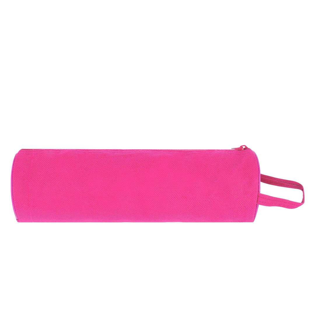 Estuche cilíndrico Celes en poliéster 600D con cremallera y asa