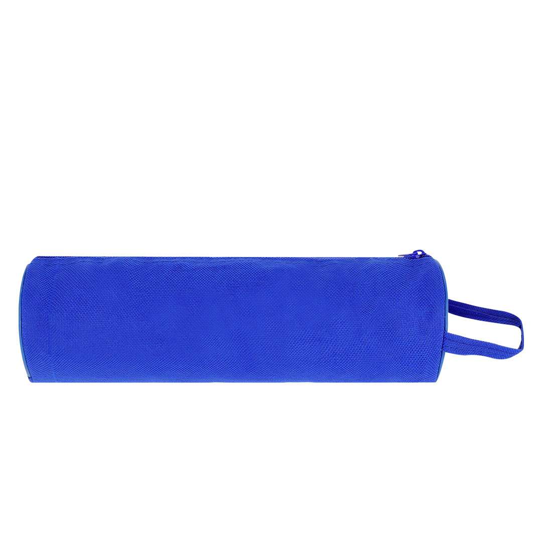 Estuche cilíndrico Celes en poliéster 600D con cremallera y asa