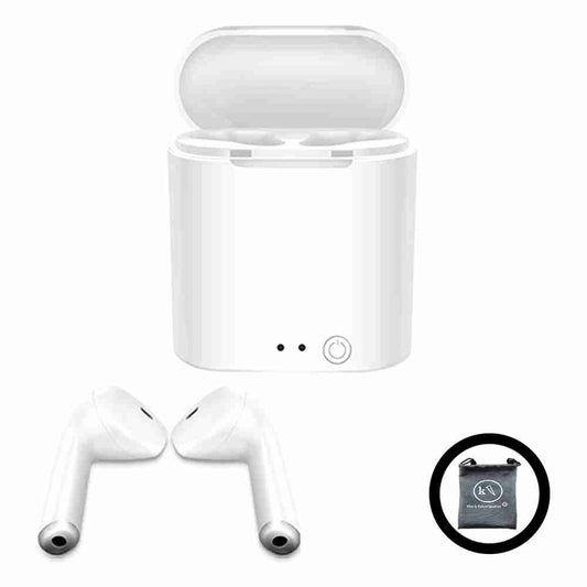 Auriculares Bluetooth 5.0 I7-mini Almalux® Compatible IPhone Samsung Huawei -  Universal