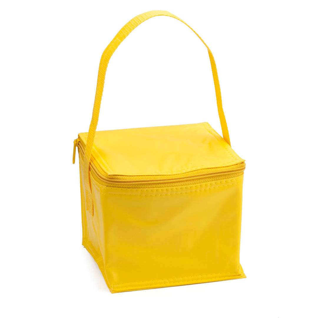 Nevera Tivex para 4 latas con asa y cremallera, resistente PVC