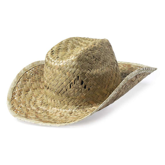 Sombrero de paja trenzada verde natural transpirable y cómodo
