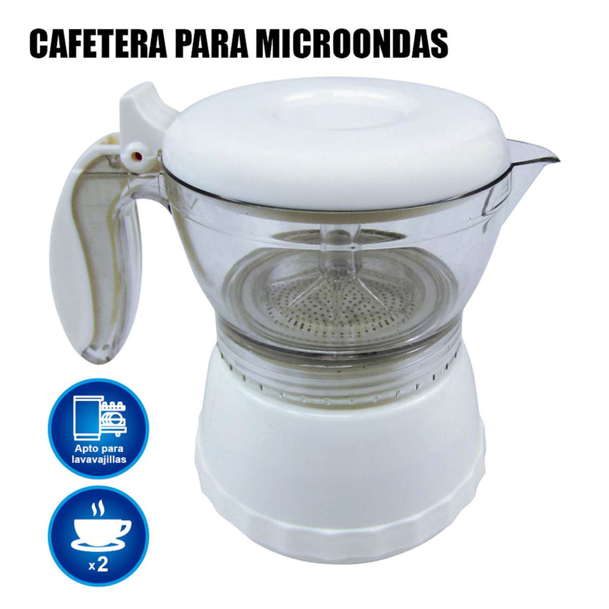Cafetera Italiana Almalux® Para Microondas