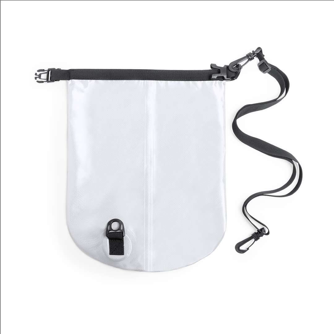 Bolsa impermeable 9L resistente con cierre de seguridad y mosquetón