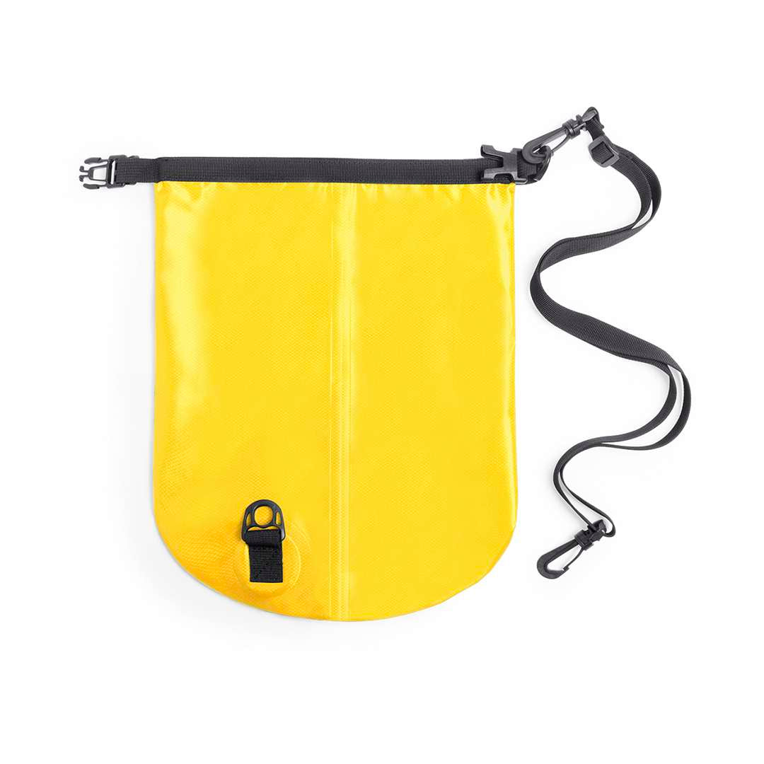 Bolsa impermeable 9L resistente con cierre de seguridad y mosquetón