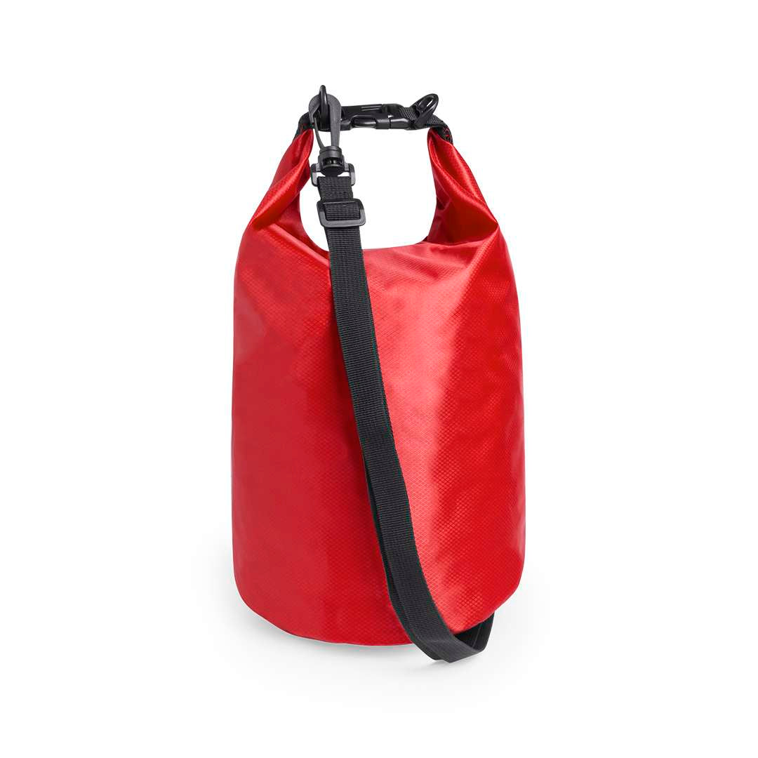 Bolsa impermeable 9L resistente con cierre de seguridad y mosquetón