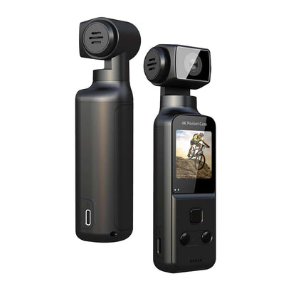 Cámara Corporal 4K Almalux® con Micrófono Externo – Rotación 270°, Estabilización de Imagen, WiFi y Grabación Ultra HD