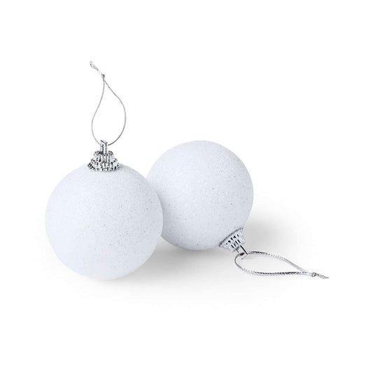 Set de 6 bolas de Navidad para colgar - Decoración festiva elegante