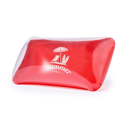 Almohadilla inflable Blisit de PVC resistente y diseño transparente