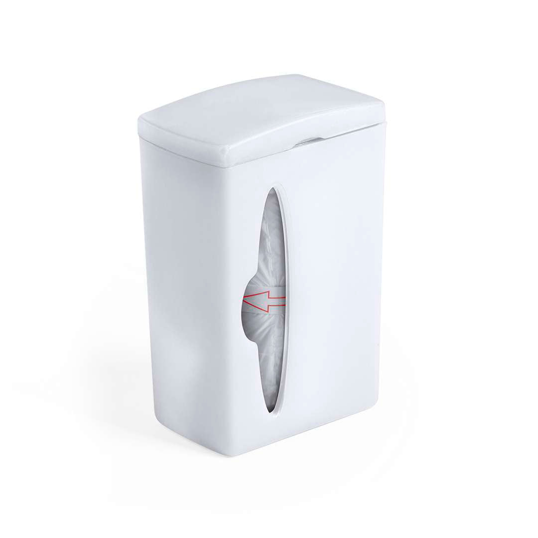 Dispensador de bolsas Bluck con clip ajustable y 15 bolsas incluidas