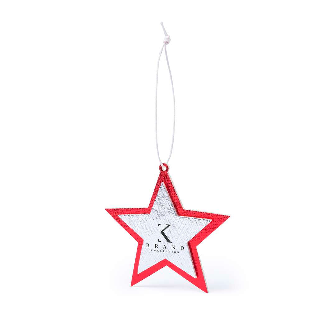 Set de Figuras Navideñas para Colgar con Árbol y Estrella