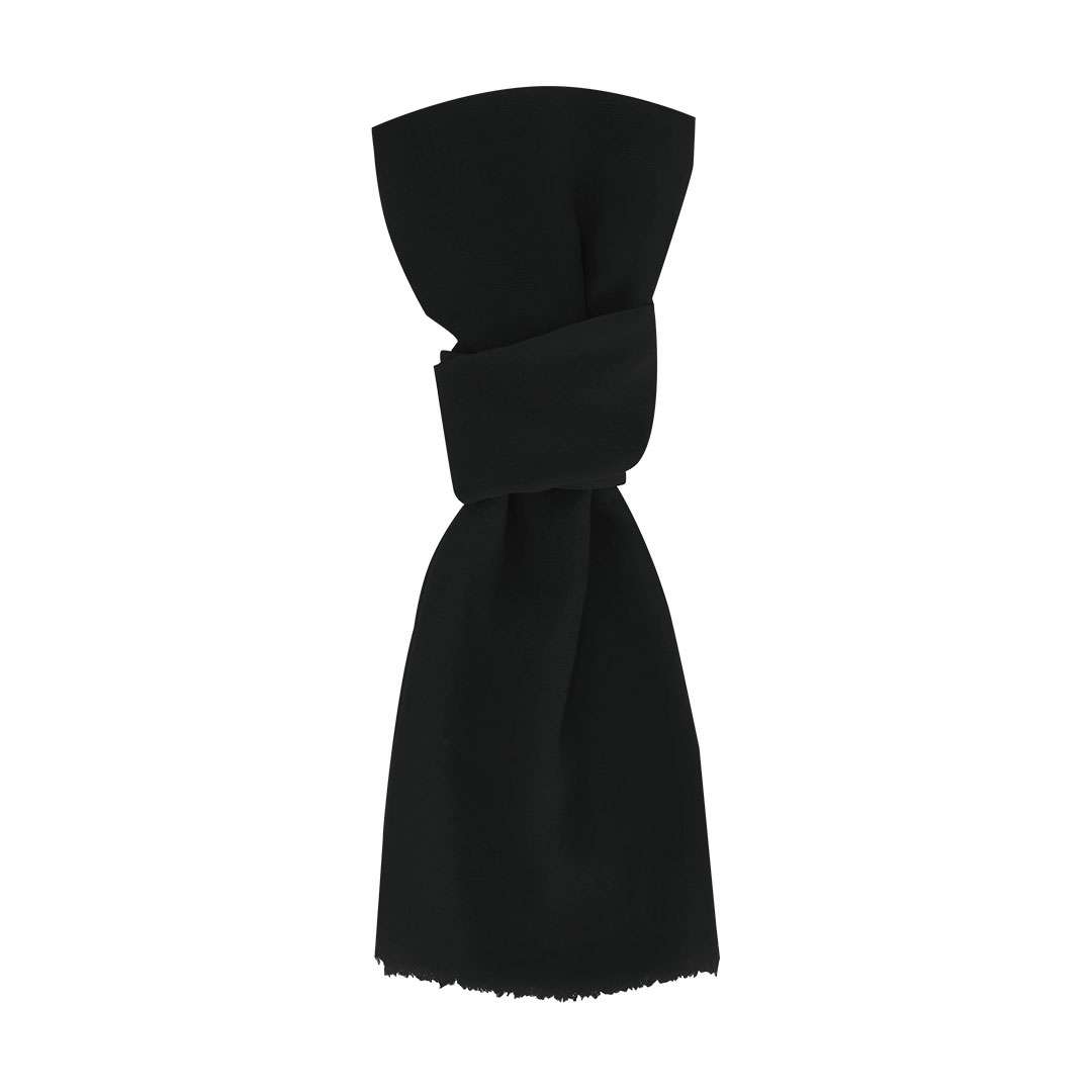 Foulard Ribban de viscosa suave con ancho especial