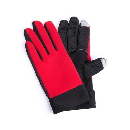 Guantes deportivos bicolor con agarre y función táctil - Talla única