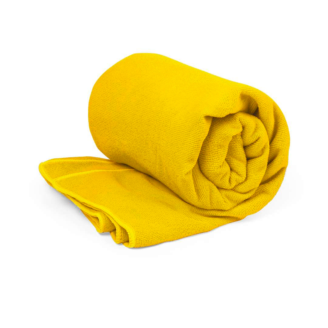 Toalla XXL de microfibra blanca ultra absorbente 90x170 cm