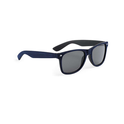 Gafas de sol Leychan con montura efecto madera y lentes ahumadas