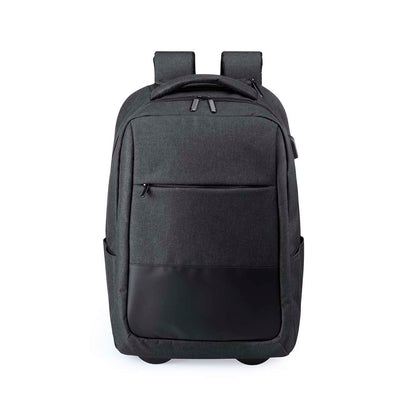 Mochila trolley resistente con conexión USB y compartimento portátil 15"