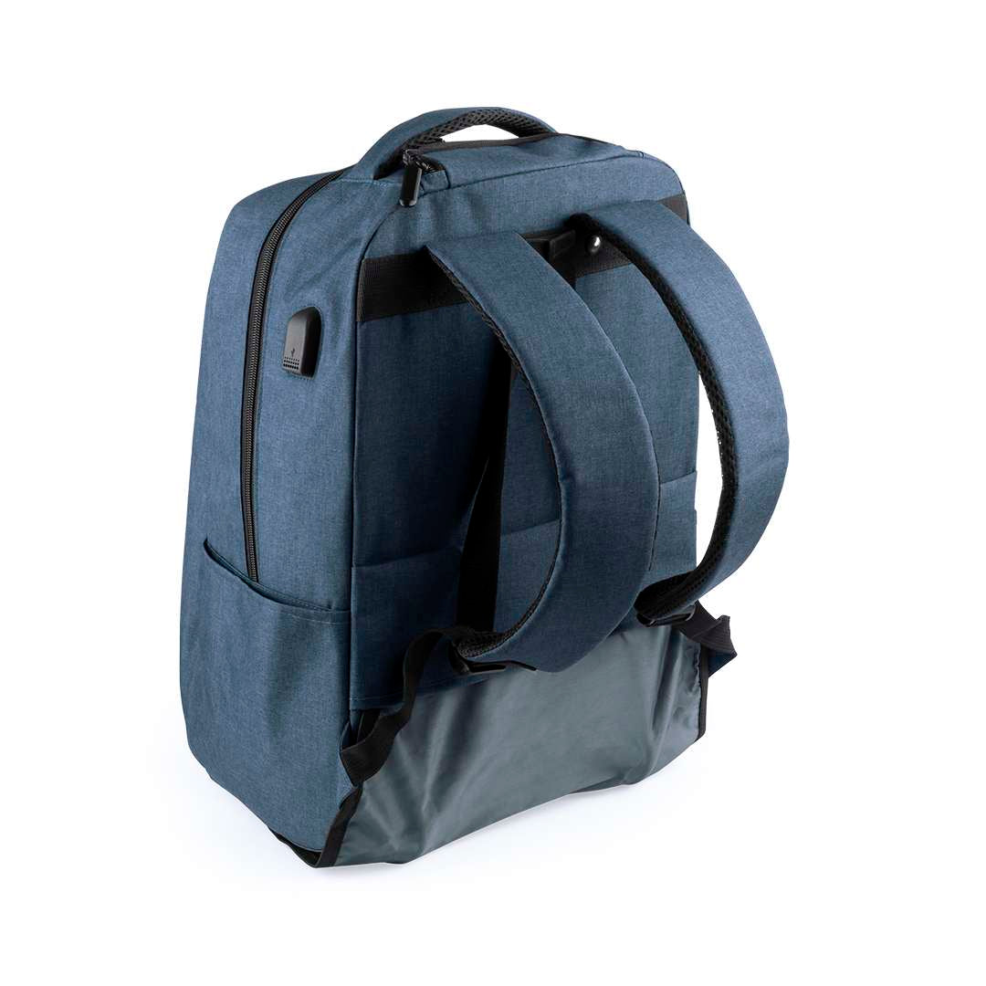 Mochila trolley resistente con conexión USB y compartimento portátil 15"