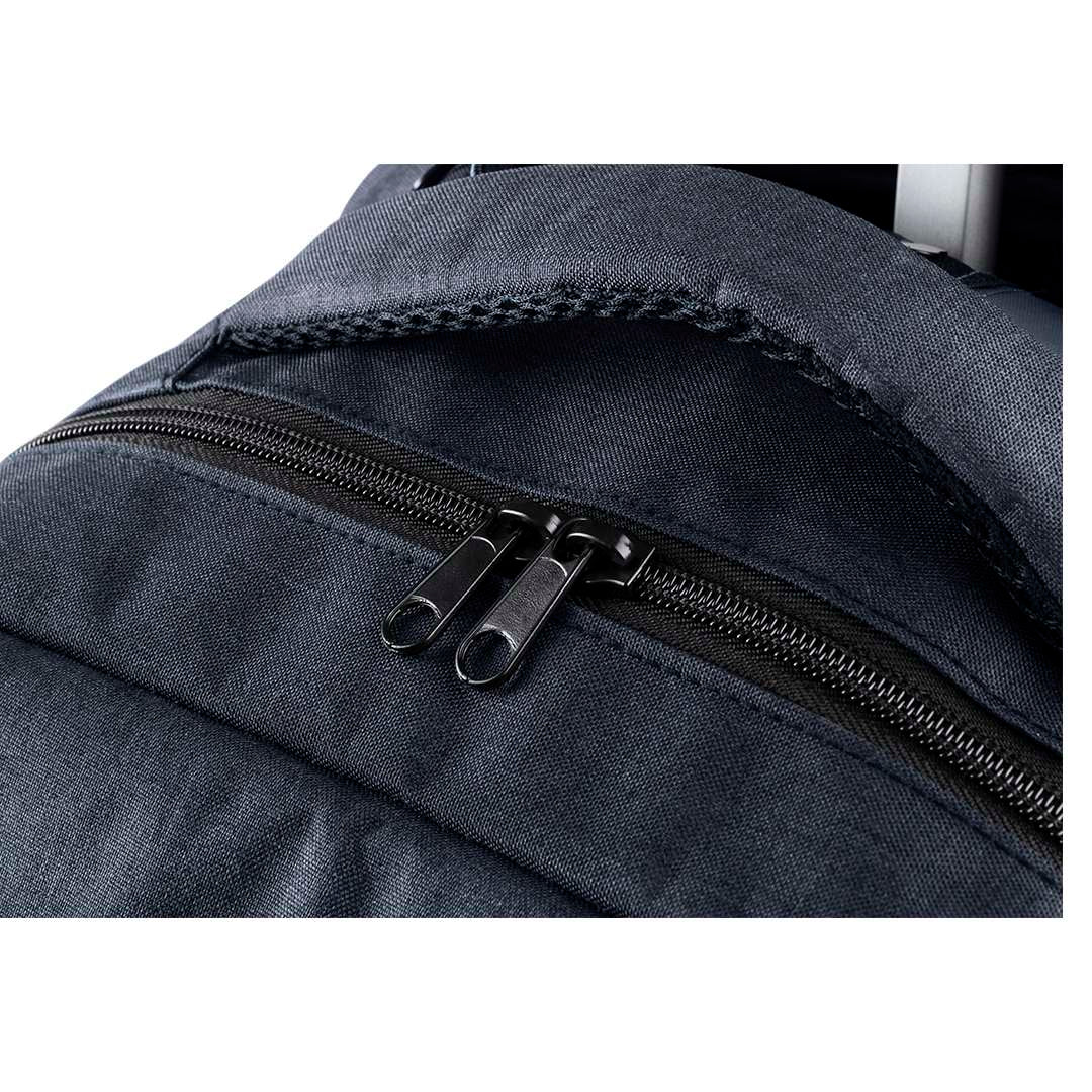 Mochila trolley resistente con conexión USB y compartimento portátil 15"