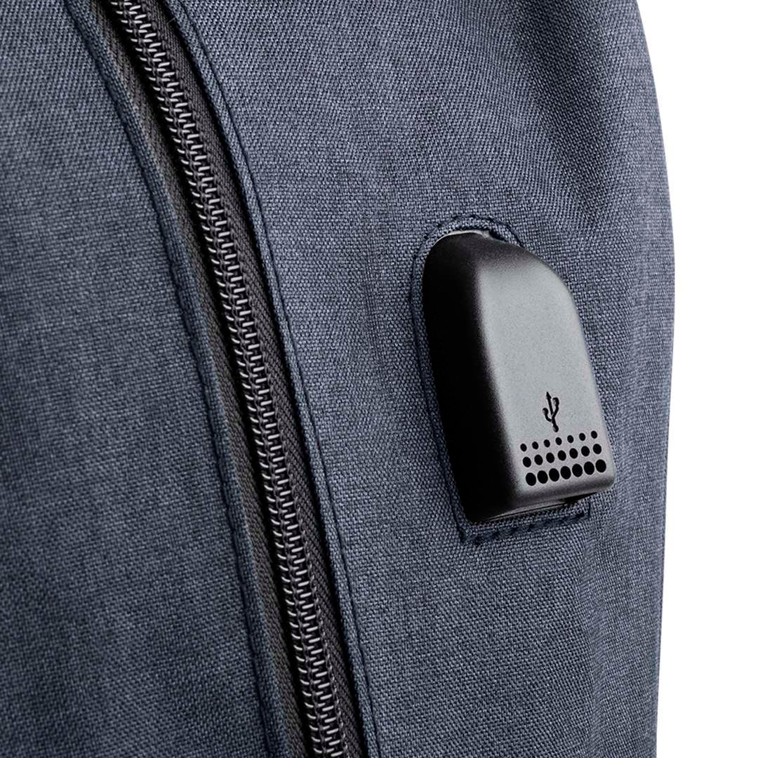 Mochila trolley resistente con conexión USB y compartimento portátil 15"