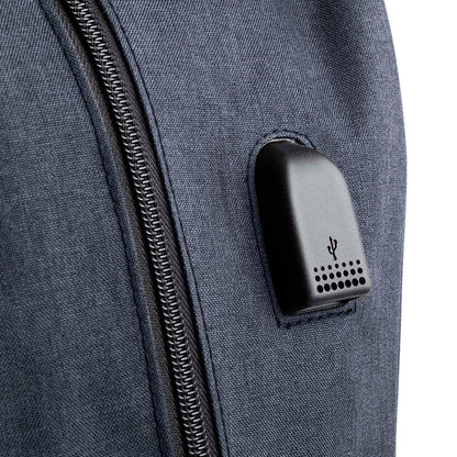 Mochila trolley resistente con conexión USB y compartimento portátil 15"