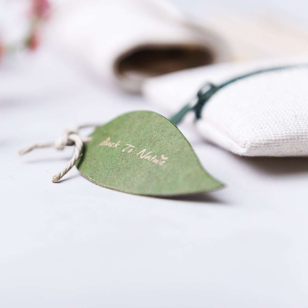 Estuche Nature compacto de yute y algodón con cremallera