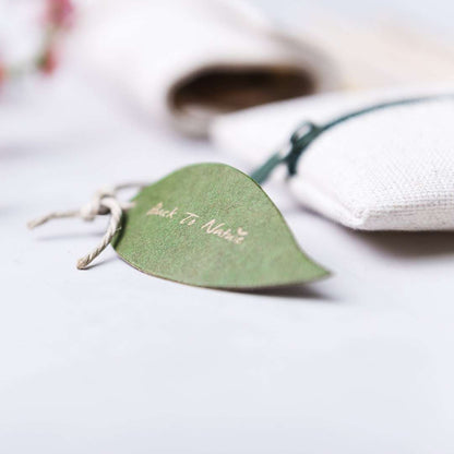 Estuche Nature compacto de yute y algodón con cremallera