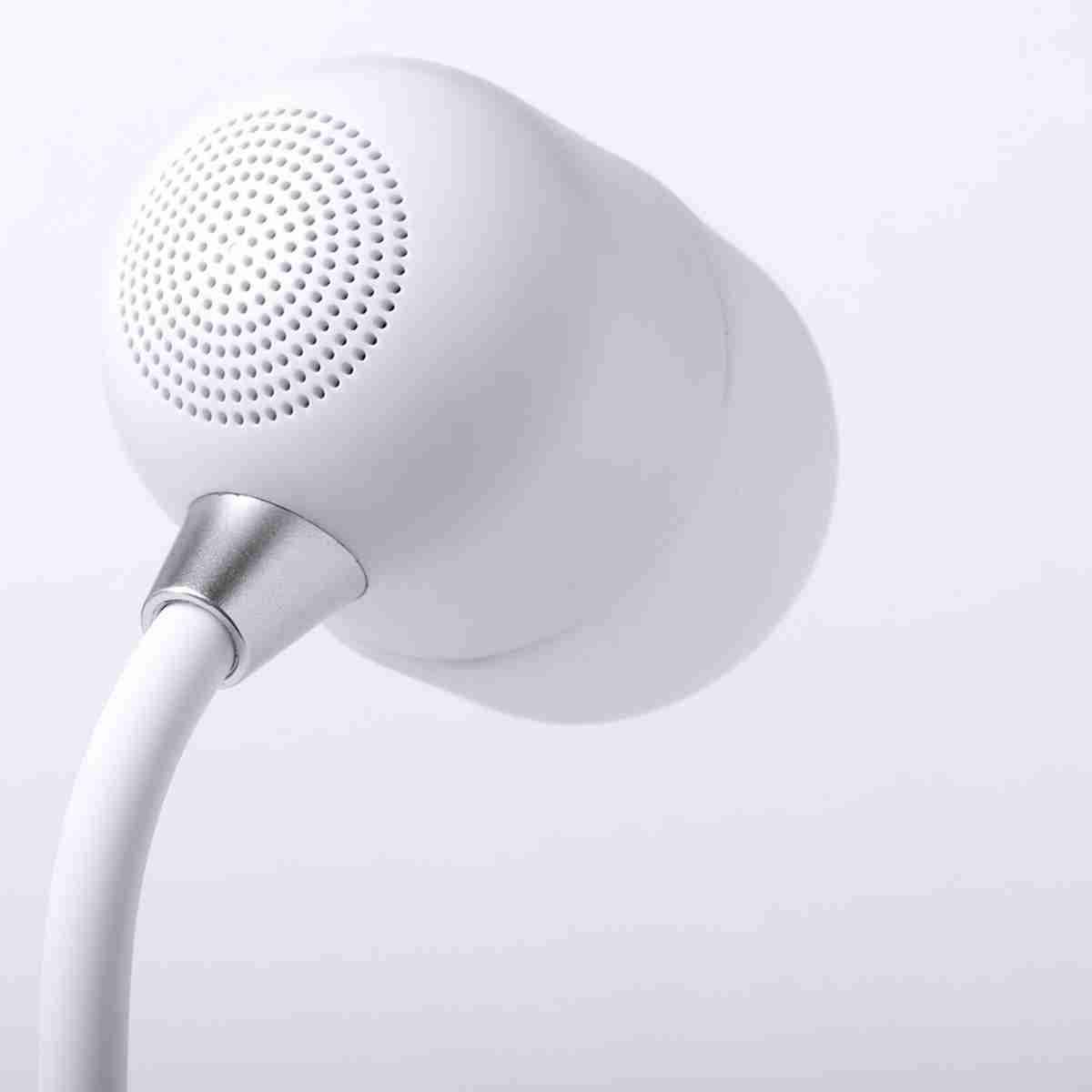 Lámpara de mesa Almalux Multifunción - Cargador QI y Altavoz - Permite Ajuste de Intensidad de Luz