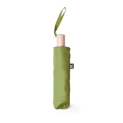 Paraguas Plegable Brosian Nature RPET con Mango de Madera