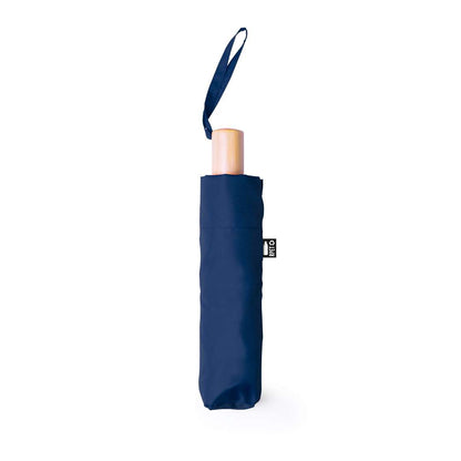 Paraguas Plegable Brosian Nature RPET con Mango de Madera