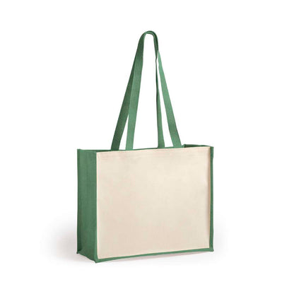 Bolsa Nature en yute y algodón laminado, resistente y espaciosa