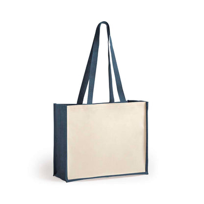 Bolsa Nature en yute y algodón laminado, resistente y espaciosa
