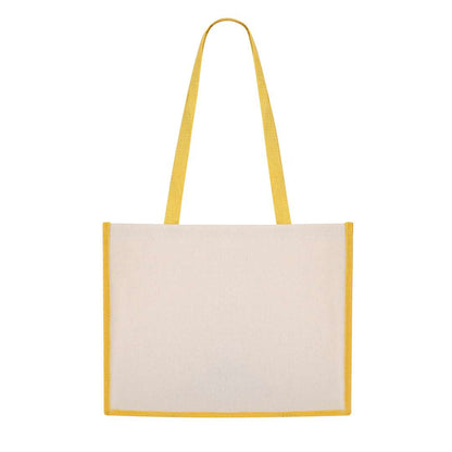 Bolsa Nature en yute y algodón laminado, resistente y espaciosa