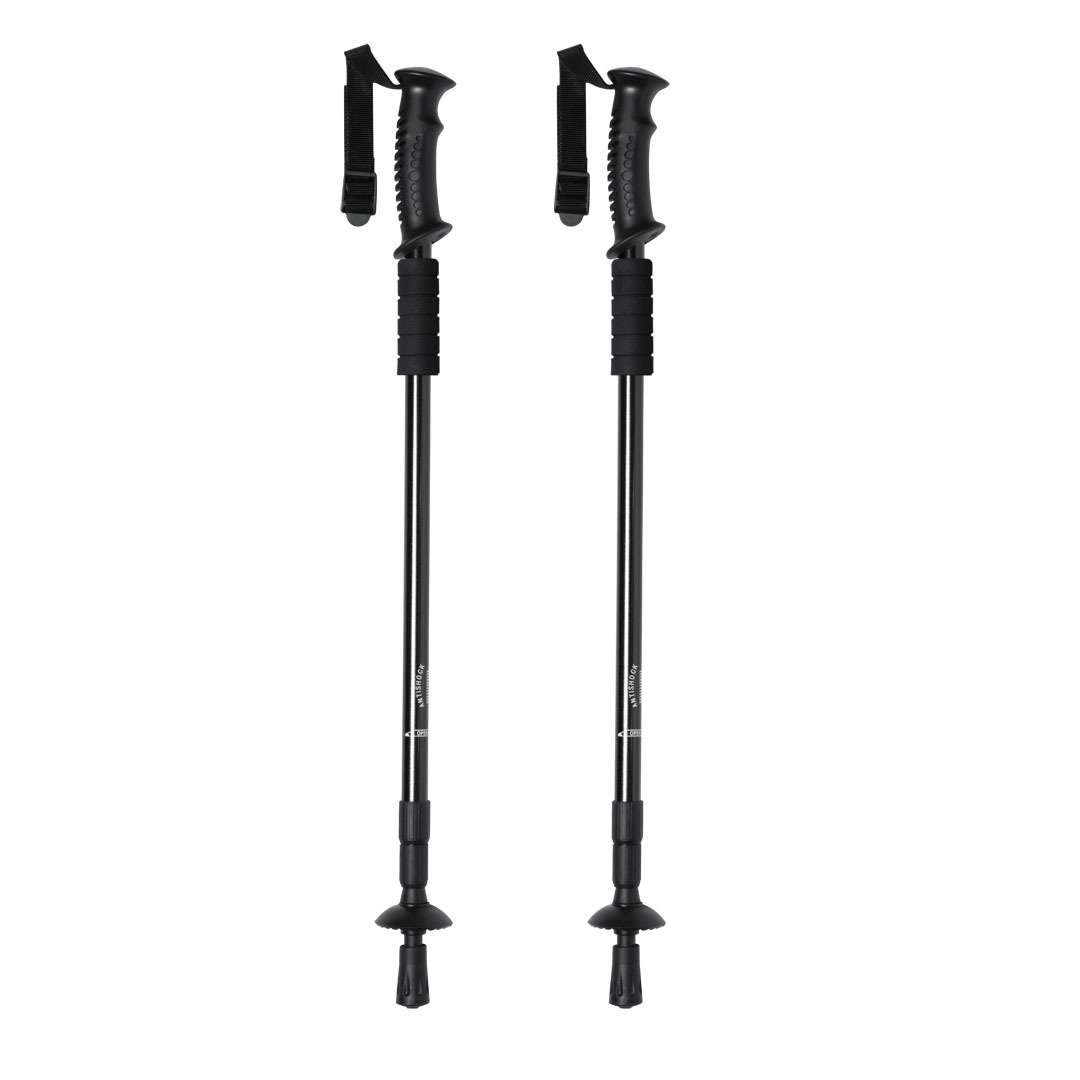 Set de bastones deportivos plegables de aluminio con amortiguación