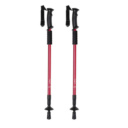 Set de bastones deportivos plegables de aluminio con amortiguación