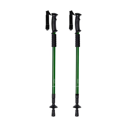 Set de bastones deportivos plegables de aluminio con amortiguación