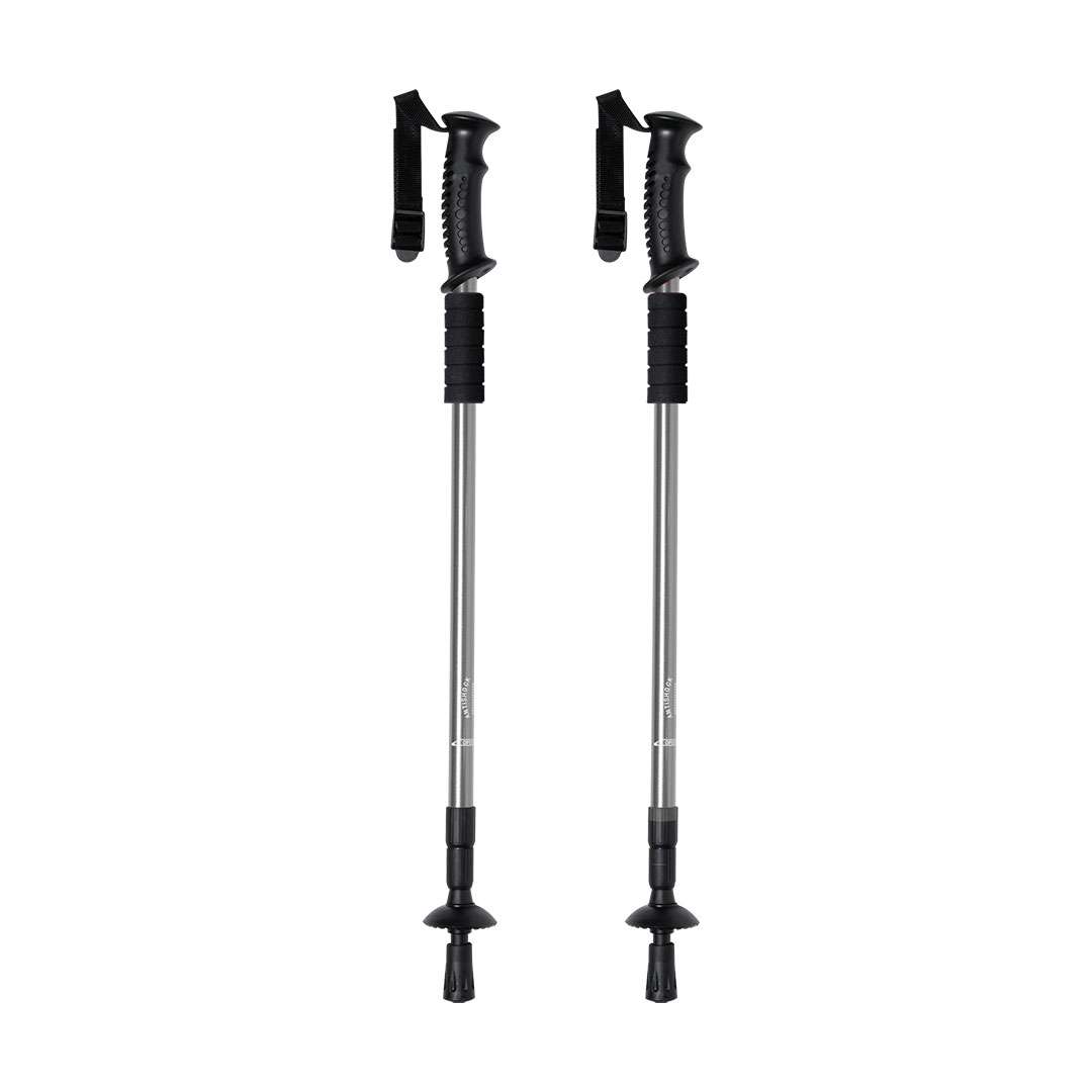 Set de bastones deportivos plegables de aluminio con amortiguación