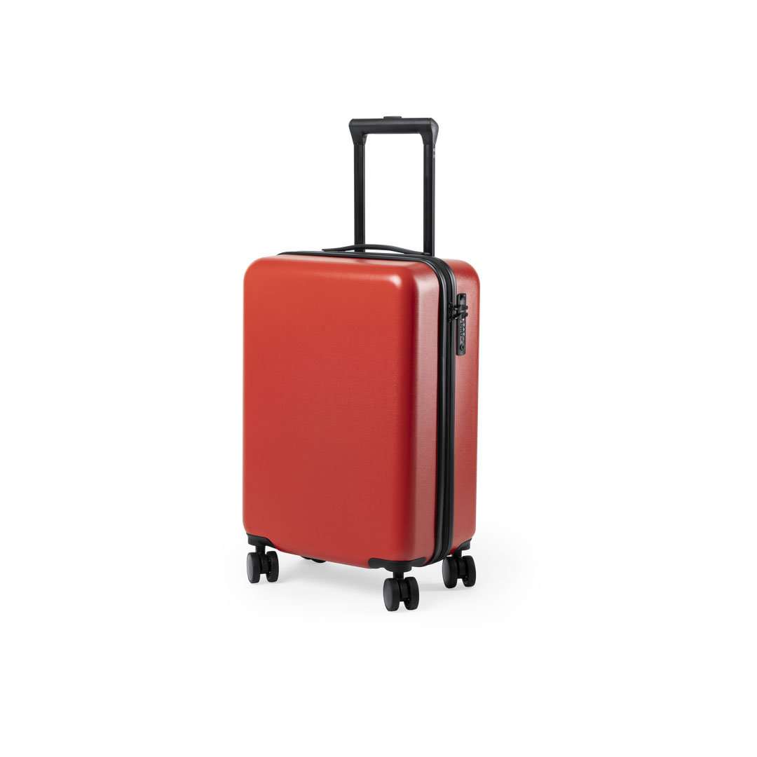 Trolley rígido Hessok con cierre TSA y 4 ruedas dobles giratorias