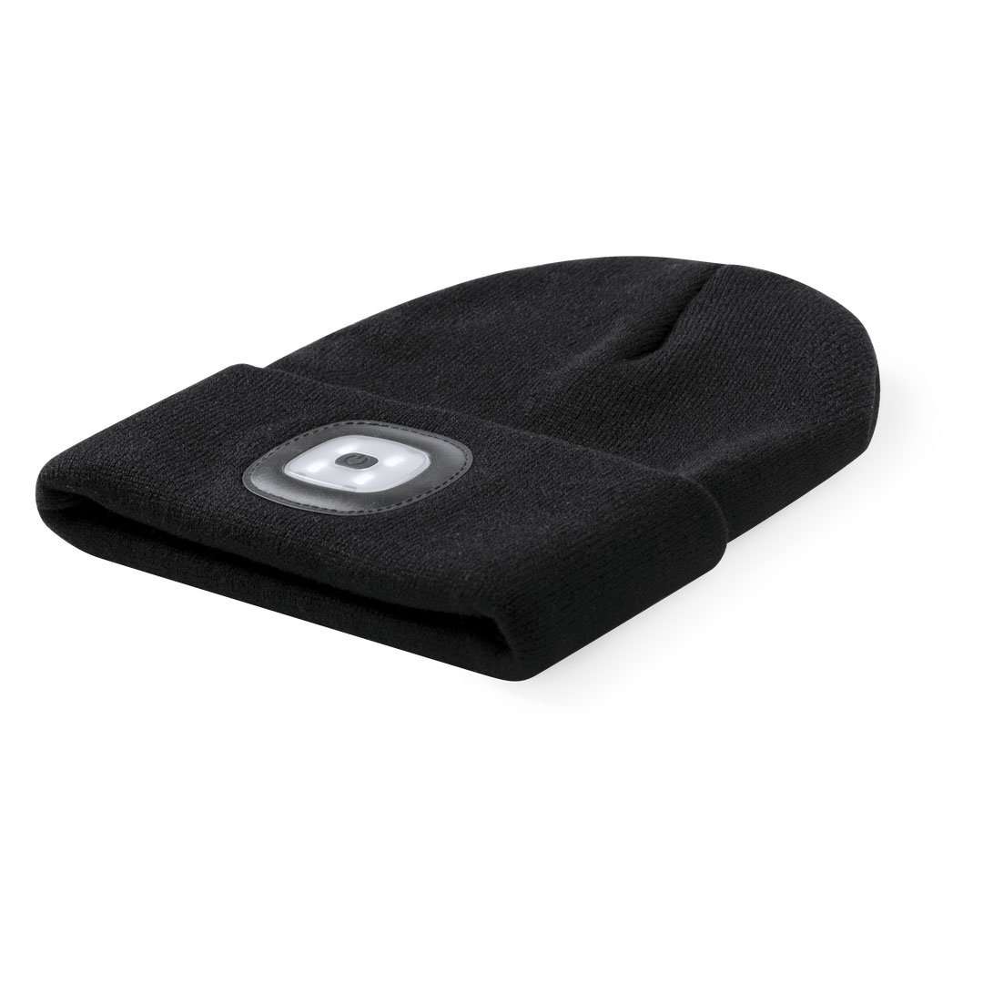 Gorro deportivo con luces LED y doble capa en acrílico cómodo