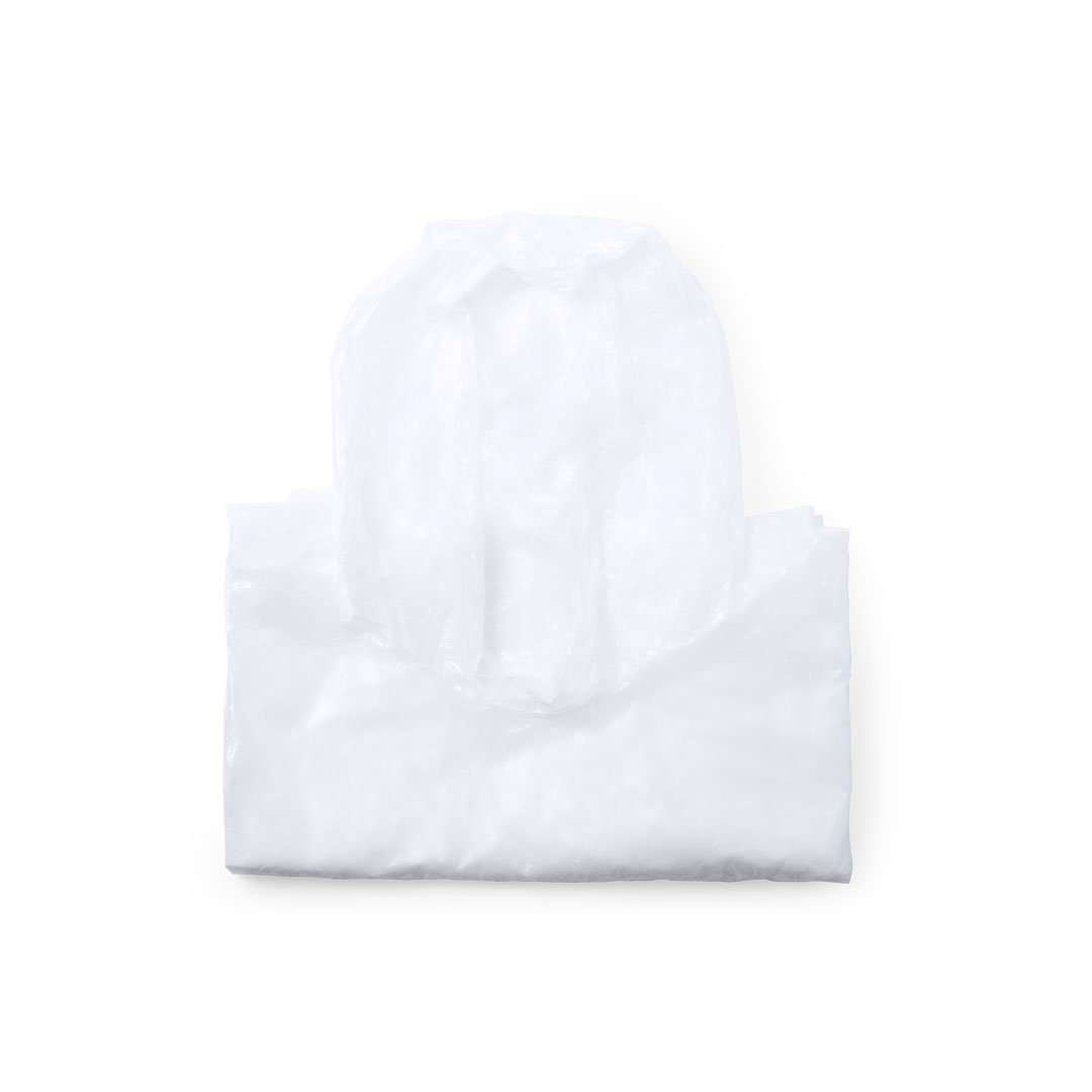 Poncho adulto ecológico PLA 100% compostable y resistente