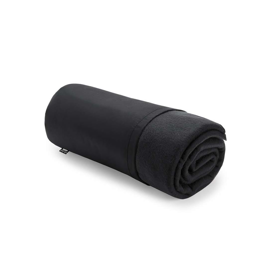 Manta polar fleece RPET 120x150 cm sostenible y reutilizable