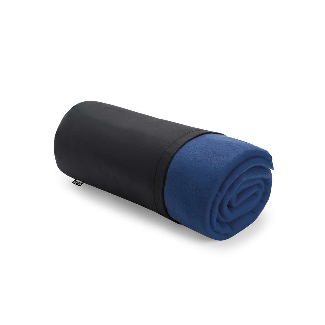 Manta polar fleece RPET 120x150 cm sostenible y reutilizable