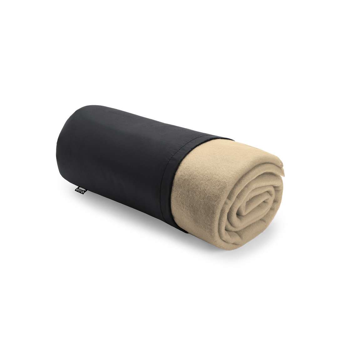 Manta polar fleece RPET 120x150 cm sostenible y reutilizable