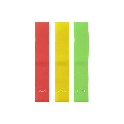 Set de gomas elásticas para entrenamiento con 3 niveles de resistencia