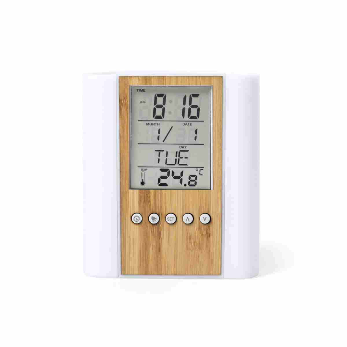 Reloj multifunción Almalux® con porta lápices integrado